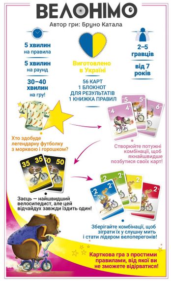 Настольная игра Велонимо (Velonimo) укр. | Зображення 4