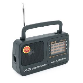 Радіоприймач KIPO KB-408, FM радіо, AUX, корпус пластмас, Black, BOX