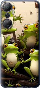 Чехол на Infinix Hot 20 Жабки "5656u-2966-17620"