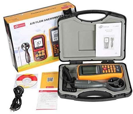 Анемометр-термометр USB 0,3-45м/с, 0-45°C BENETECH GM8902 | Зображення 2