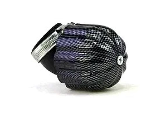 Фильтр воздушный (нулевик)   Ø42mm, 45*, колокол   (карбон) EVO-3
