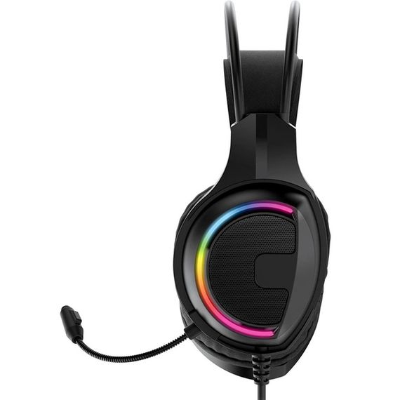 Игровые наушники с микрофоном и регулировкой высоты и LED RGB подсветкой XPRO HG16s Sniper черные (23713-01_1011) | Зображення 2