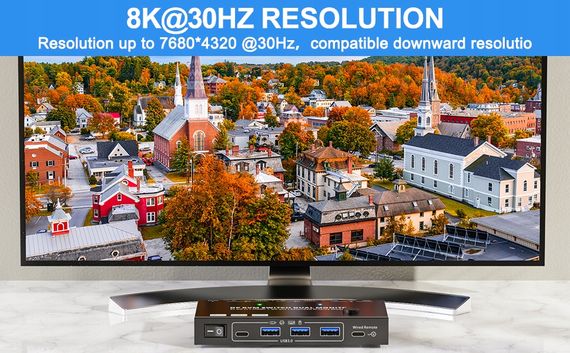Kc-kvm212dh конвертер pc-kvm переключатель | Зображення 4