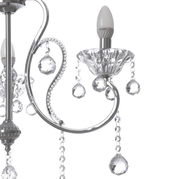 Люстра подвесная хрустальная свеча E14 60W (BCL-659S/3) | Зображення 3