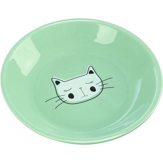 Миска Trixie для котів пласка керамічна 0,2 л діаметр 14 см | Зображення 1