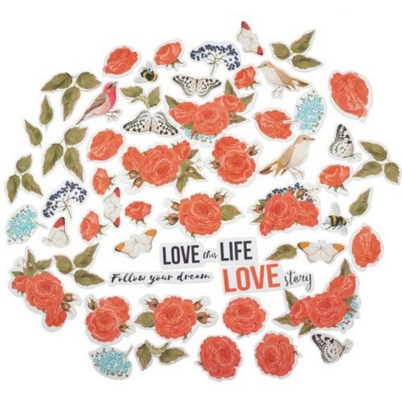 Набір для створення вітальних листівок "Трояндові мрії" FDGCK-042, 6 шт | Зображення 2