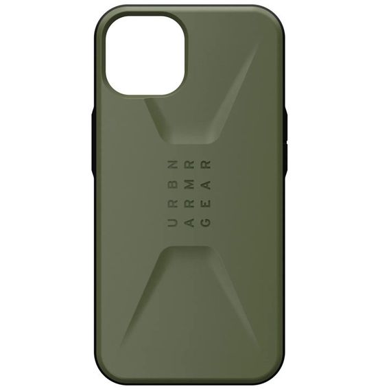 Чехол TPU UAG CIVILIAN series для Apple iPhone 14 Plus (6.7") Силикон, Зеленый