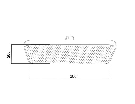 Лійка для верхнього душу Qtap Hlavova QTHLA107BLM45783 | Зображення 1