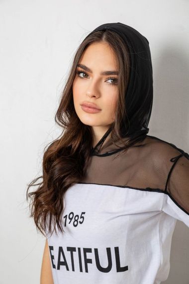 Піжама жіноча, колір білий, 243R1488-003 | Зображення 4