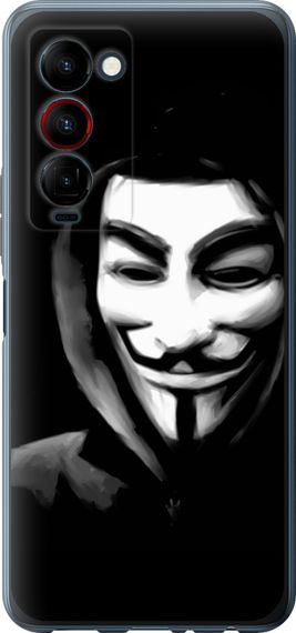 Чехол на Tecno Camon 18 Premier Анонимус "832u-2652-17620"