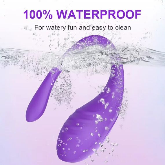 Віброяйце Every Night Toys Letitia з дистанційним керуванням, бузковий, 10 режимів вібрації Sex Aura | Зображення 4