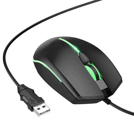 Миша Hoco GM37 Wonderful Gaming Luminous Black | Зображення 1
