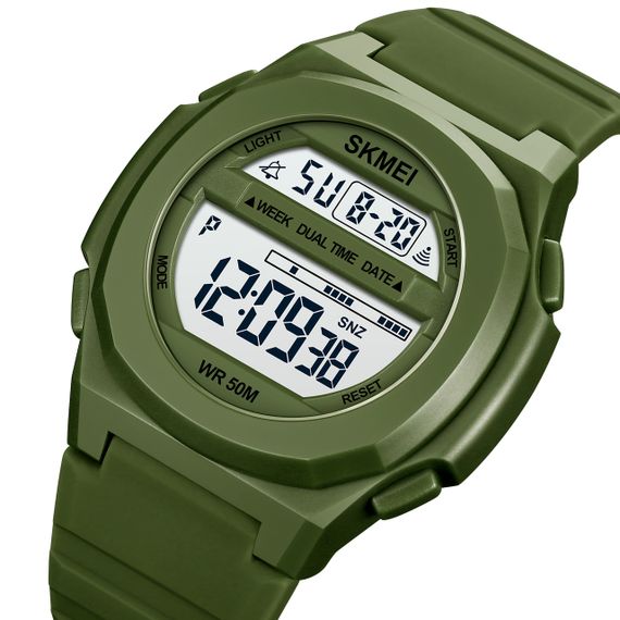 Годинник S2kmei 1821AG Army Green | Зображення 1