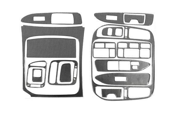 Накладки на панель Карбон для Toyota Land Cruiser 100 | Зображення 1