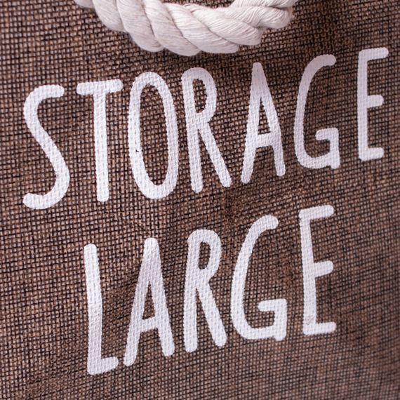 Кошик для білизни 40×33×36 (см) м'який 47 (л) Коричневий HP-41-1 | Зображення 1