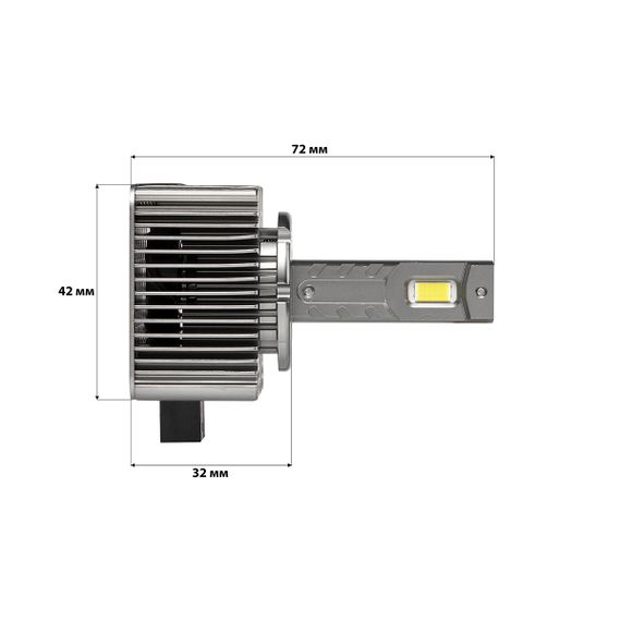 Комплект світлодіодних ламп StarLight D1S 90W/set 6000K 12000lm | Зображення 3