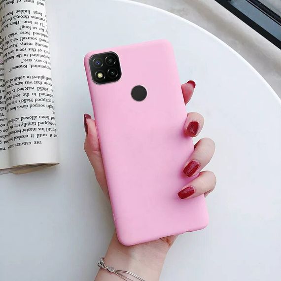 Чохол Candy Silicone для Xiaomi Redmi 10C колір Рожевий | Зображення 1