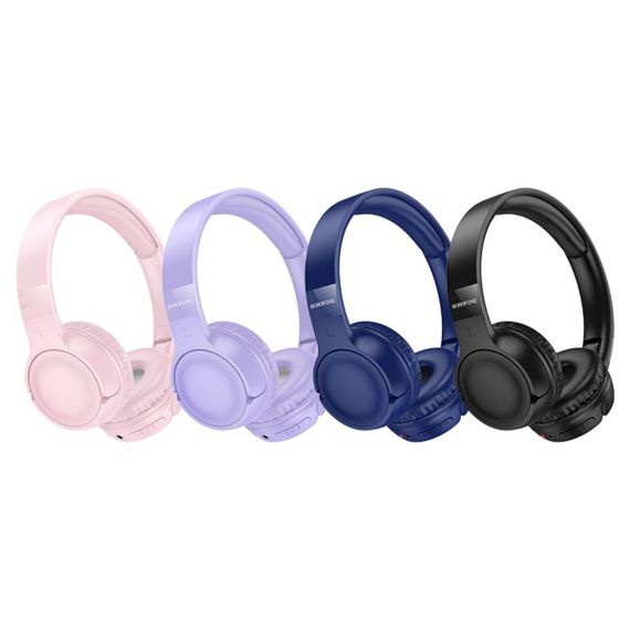 Бездротові навушники BOROFONE BO32 Show BT headphones Black | Зображення 3