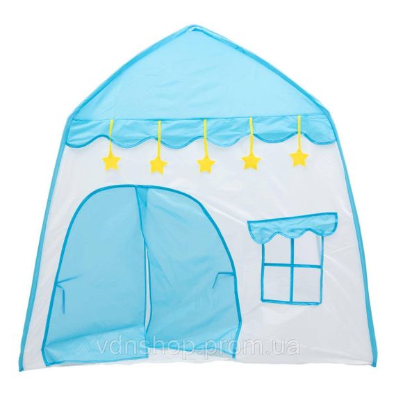 Дитячий ігровий намет будиночок 125×100×120 см намет будиночок для дітей Блакитний HP-S-1NDBL | Зображення 6