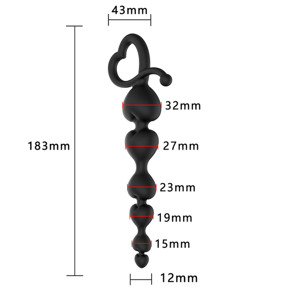 Анальний ланцюжок Wild Play Sex Aura | Зображення 3