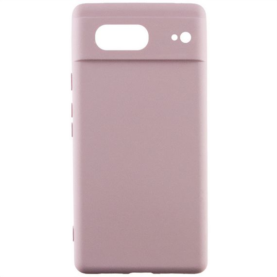 Чехол Silicone Cover Lakshmi Full Camera (AAA) для Google Pixel 7 Розовый / Pink Sand