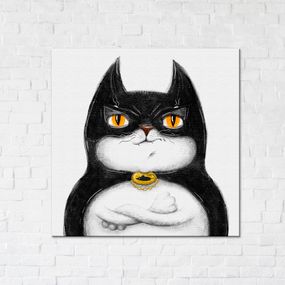 Котик Бетмен ©Маріанна Пащук