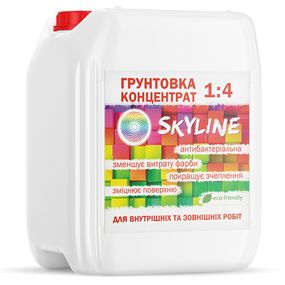 Грунтовка акриловая глубокопроникающая концентрат 1:4 SkyLine 5 л
