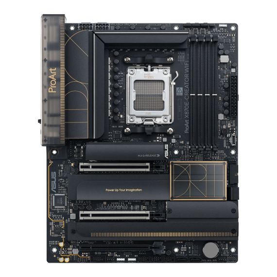 Материнcкая плата ASUS PROART X870E-CREATOR WIFI sAM5 X870E 4xDDR5 M.2 HDMI WiFi BT ATX 90MB1IG0-M0EAY0
