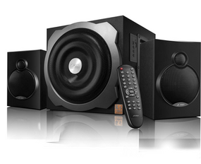 Акустична система 2.1 A-521X Sub-18W+2*13,5W USB+Bluetooth +картридер SD/MMC/MS чорний F&D