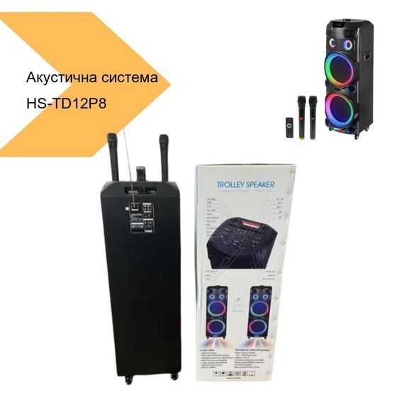 Акустична система HS-TD12P8 12х2, NDR-7011, чорний, XPRO (MER-15691_10599) | Зображення 1