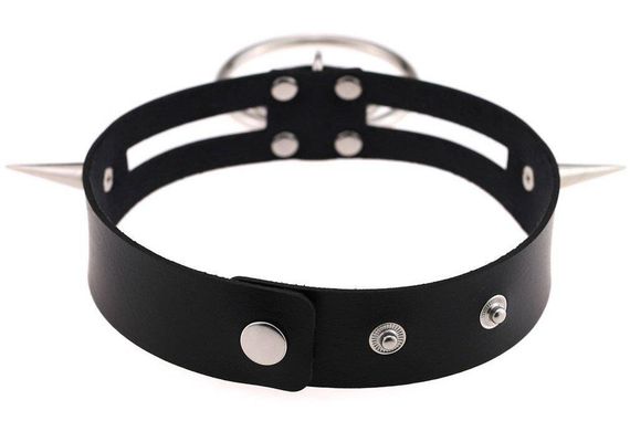 Чокер-ошейник SKN-AS15 GREY sexstyle | Зображення 1