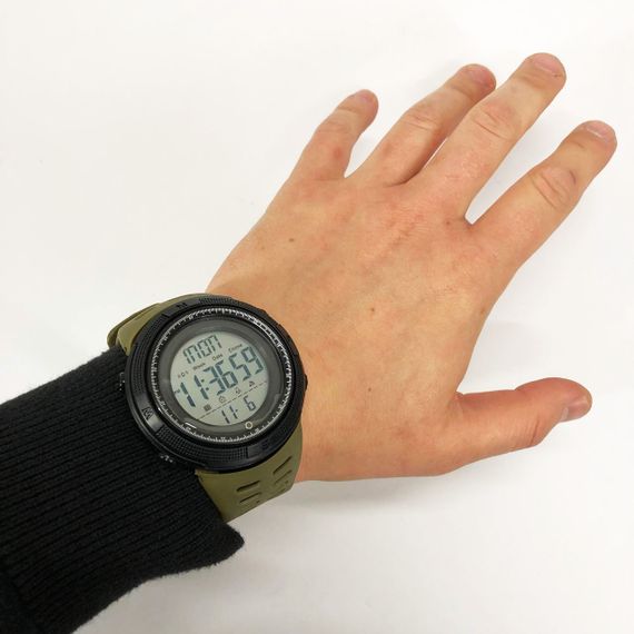 Військові годинники для ВСУ SKMEI 2070AG, Водонепроникні наручні електронні годинники для чоловіків UQ-49 | Зображення 6