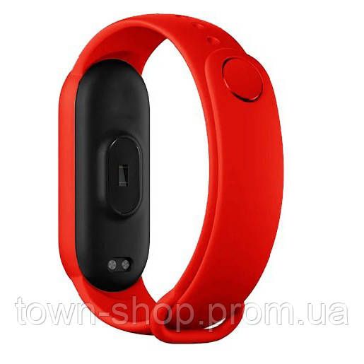 Фитнес браслет Smart Watch M5 Band Classic Black смарт часы-трекер. Цвет: красный | Зображення 6