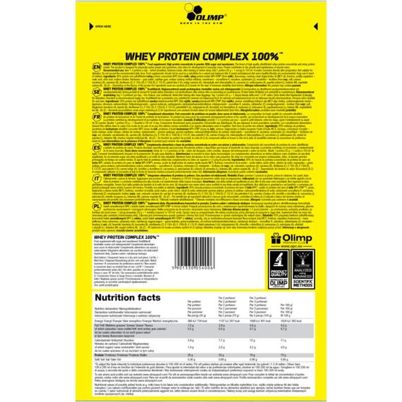 Протеїн Whey Protein Complex 100 %  700 g (Vanilla) | Зображення 1