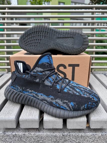 Кросівки Adidas Yeesy Boost 350 Blue / Camo | Зображення 9