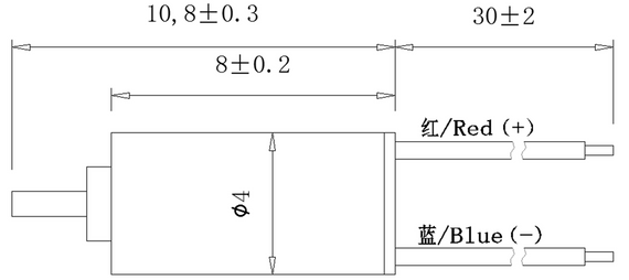Мікромотор DC PRO-0408 3В 4мм 30000 об/хв | Зображення 1