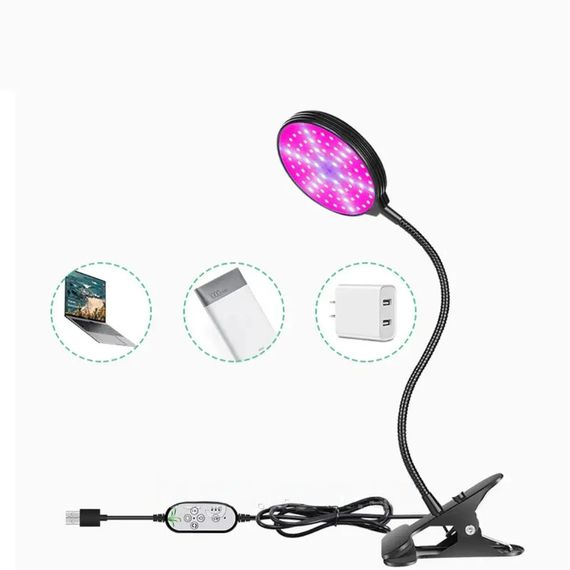 Гнучка фітолампа кругла 1 головка 15 Вт XPRO R1 (234562344_419) | Зображення 3