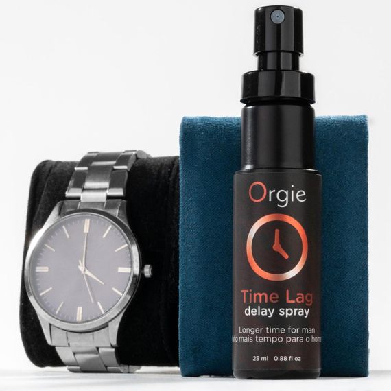 Спрей-пролонгатор Orgie Time Lag Delay Spray, 25 мл, без анестетиков, с пантенолом Sex Aura | Зображення 3