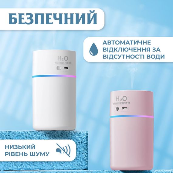 Зволожувач повітря з підсвічуванням Lemon 500 мл Рожевий | Зображення 4