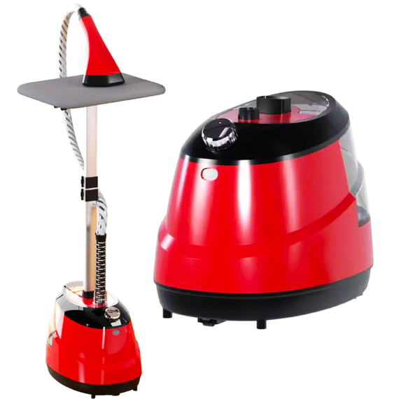 Вертикальный отпариватель для одежды Garment Steamer 2000W / Красный Паровой утюг для всех видов ткани | Зображення 7