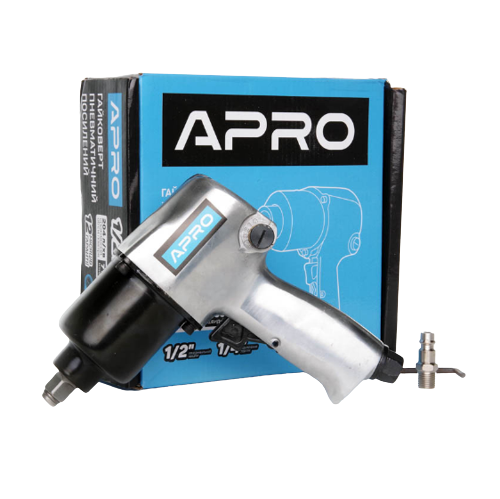 Гайковерт пневматичний 1/2" 610 Нм 212 л/хв 6 барів APRO | Зображення 3