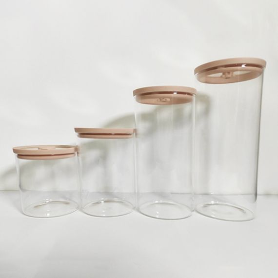 Ємність скляна з вакуумною скляною кришкою (кругла) VT-7713 Vittora 1300 мл | Зображення 4