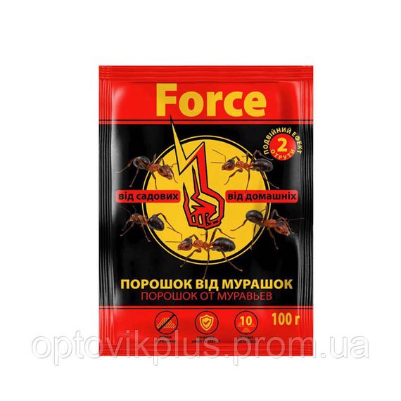 Порошок від мурах садових та домашніх Force