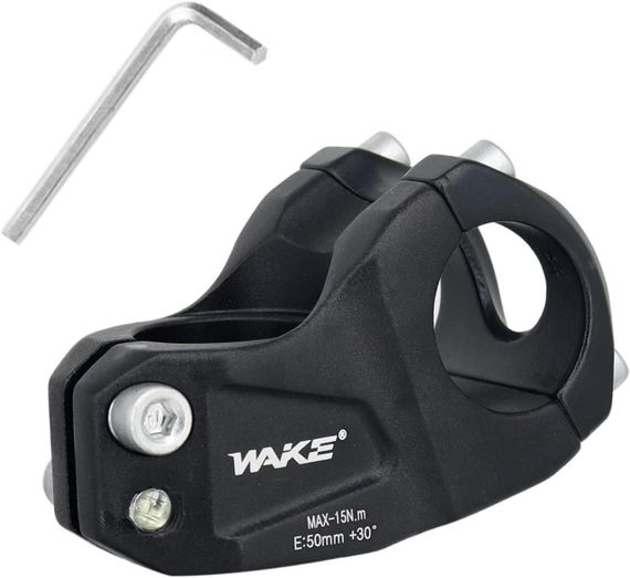 Велосипедний винос керма короткий з нахилом 30°, алюмінієвий, для BMX, MTB, шосейних, гірських, даунхіл велосипедів | Зображення 4