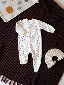 Чоловічок з начосом, 100% бавовна, принт Зірки 62 68