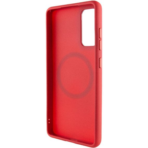 TPU чехол Bonbon Metal Style with MagSafe для Samsung Galaxy S24 Красный / Red | Зображення 2