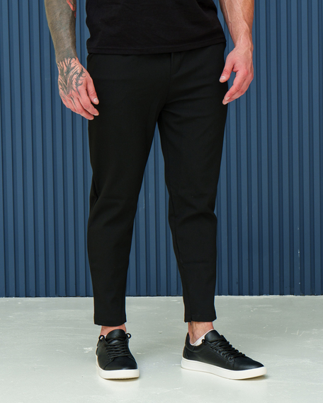 Штани змійка чорний чорн S XXL | Зображення 2