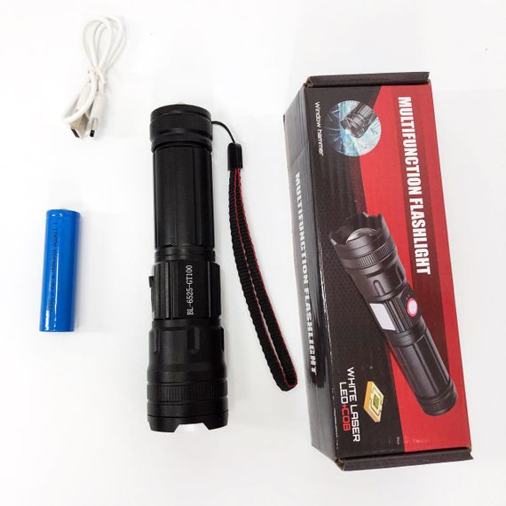 Перезаряджуваний ручний ліхтар, Яскравий тактичний ліхтарик, Військовий тактичний ліхтар JY-54 | Зображення 3