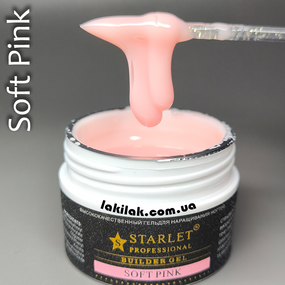 Гель для нарощення нігтів Starlet Professional Soft Pink Builder gel  15мл