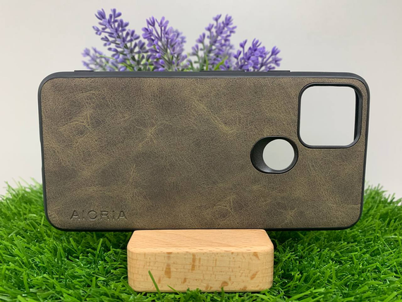 Чохол накладка Google Pixel 5 нубук темно-коричневий